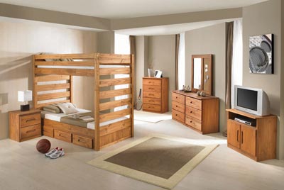 Twin over Twin Bunk Bed